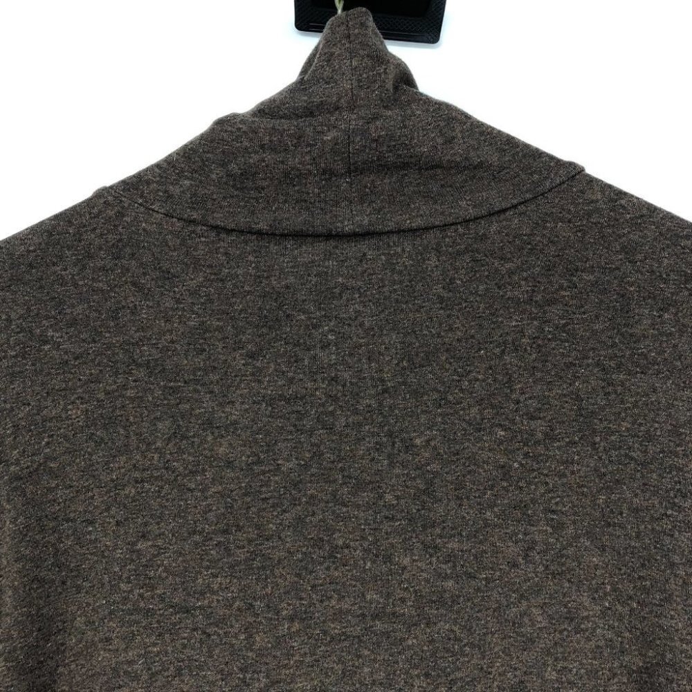 Denver Hayes Brown Cotton Longsleeve Marled Turtleneck Size M - Picture 5 of 13